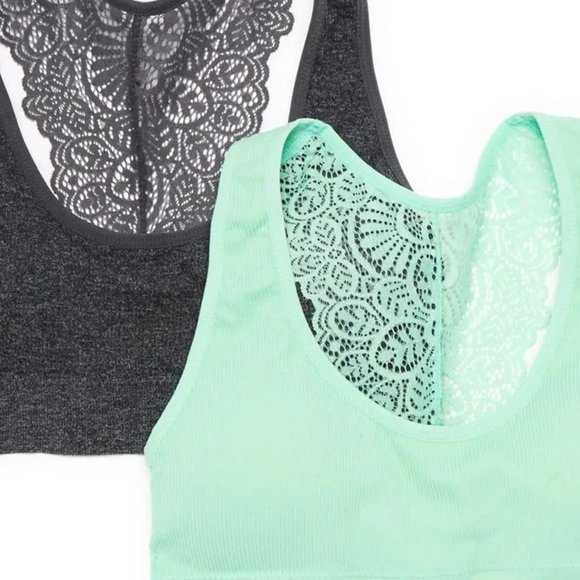 C AND C CALIFORNIA Rib Seamless Comfort Bra - Pack of 2 - Picture 2 of 2